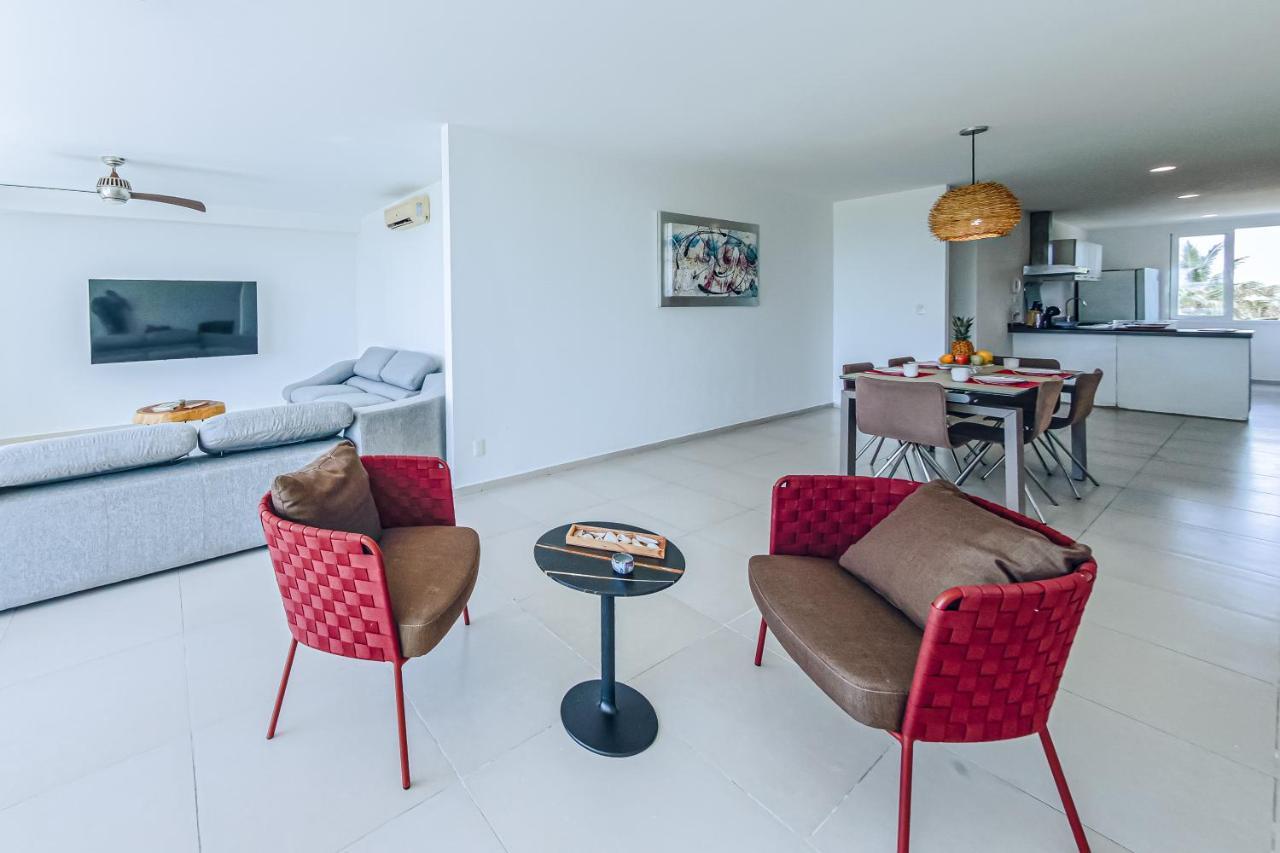 New Beachfront Luxury Apartments Cancun Luaran gambar
