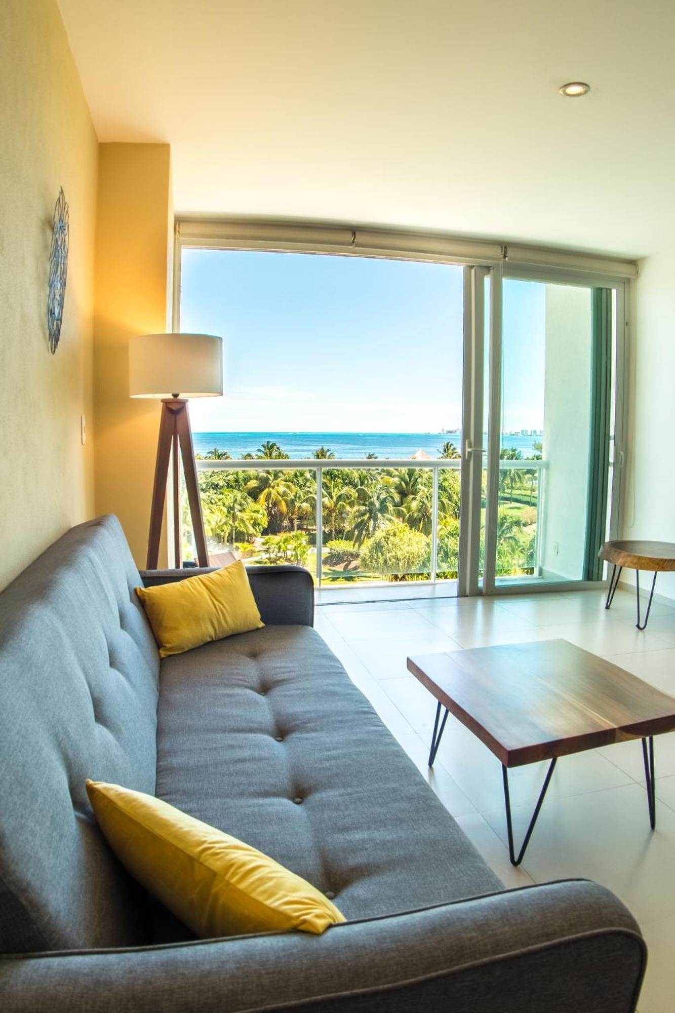 New Beachfront Luxury Apartments Cancun Luaran gambar