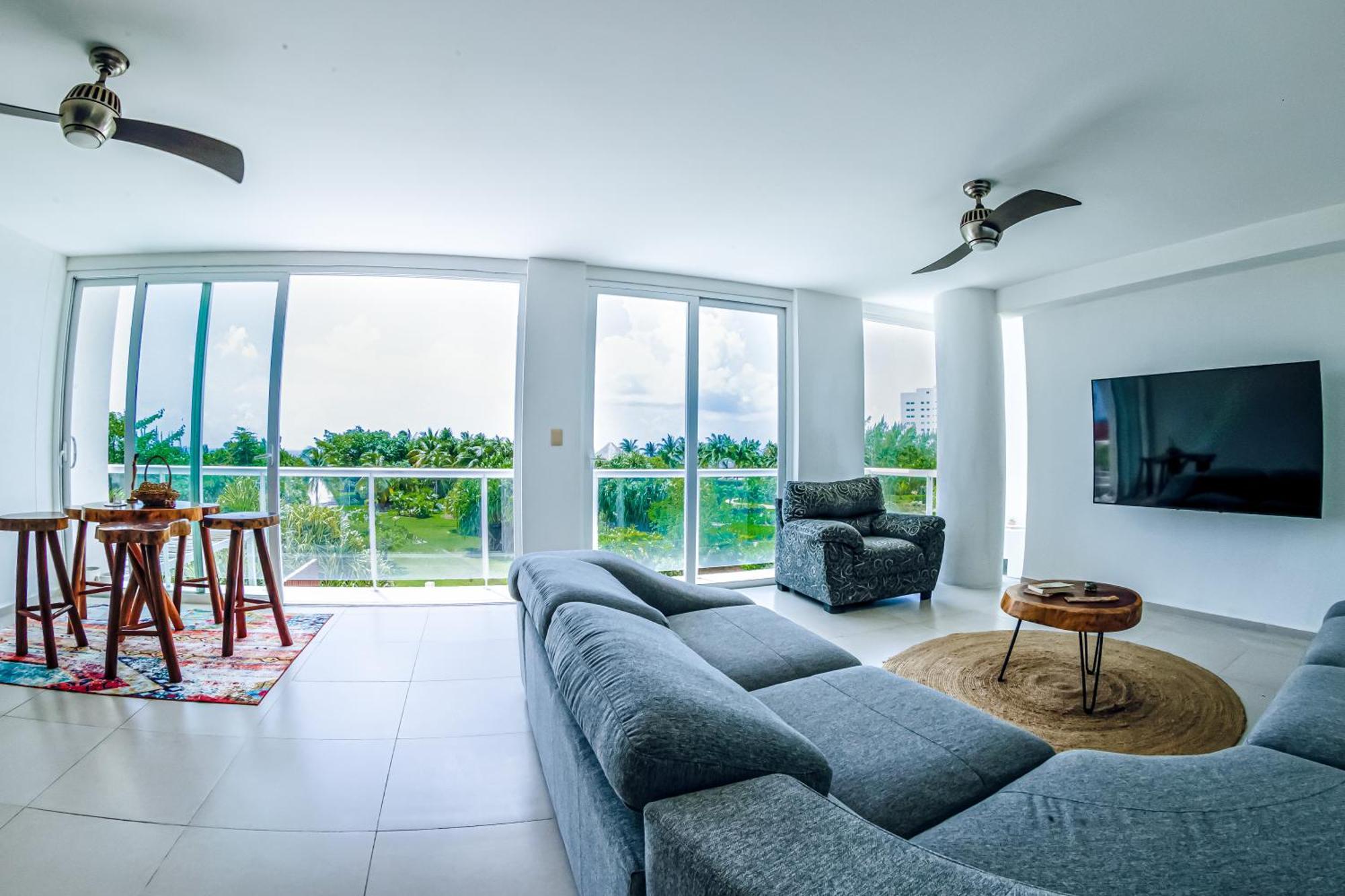 New Beachfront Luxury Apartments Cancun Luaran gambar
